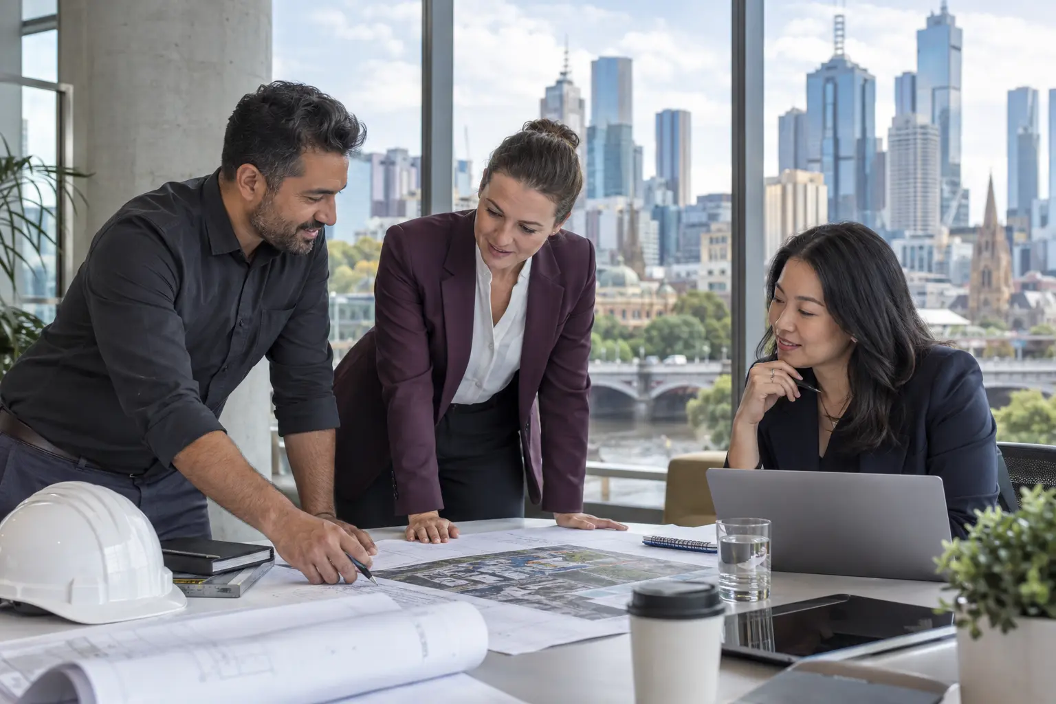 Professionals collaborating on an employer-sponsored migration matter in Melbourne